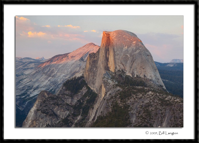 Half Dome at Sunset