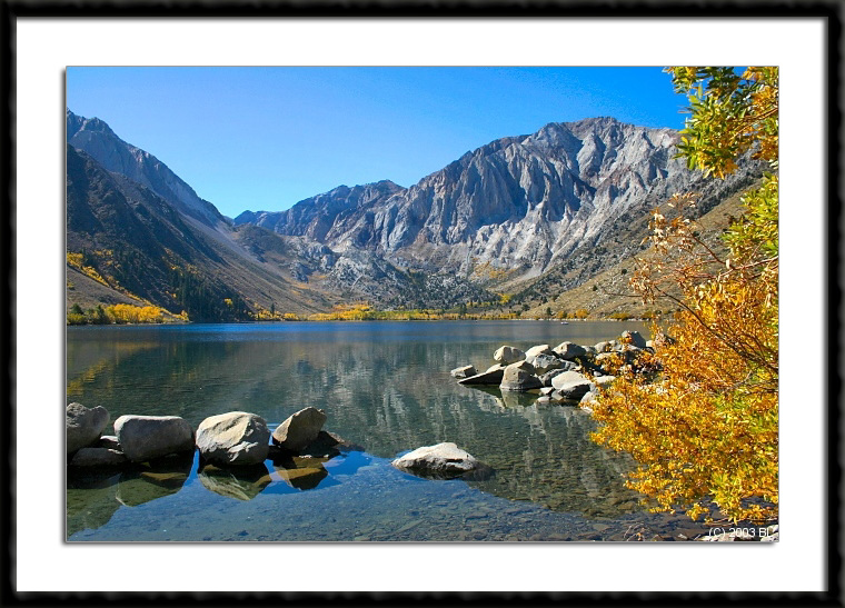 Convict Lake in the Fall, (C) 2003 Bill Langton's Fine Art Photography