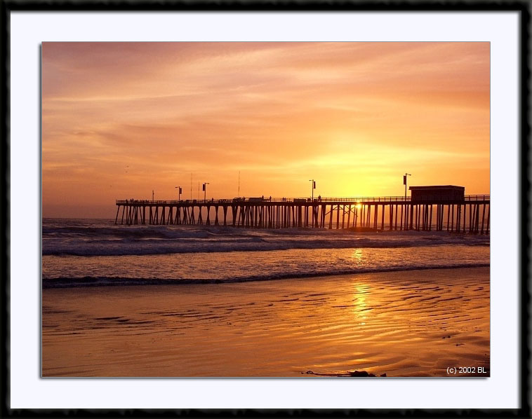 Pismo Beach Sunset, (C) 2002 Bill Langton's Fine Art Photography