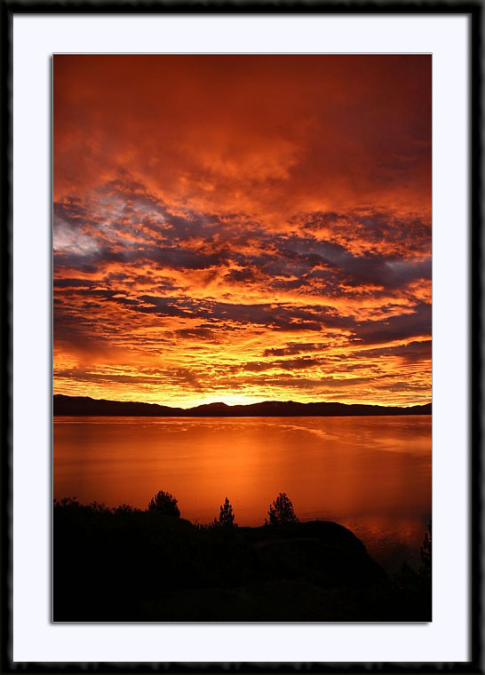 Lake Tahoe Sunrise, (C) 2003, Bill Langton's Fine Art Photography