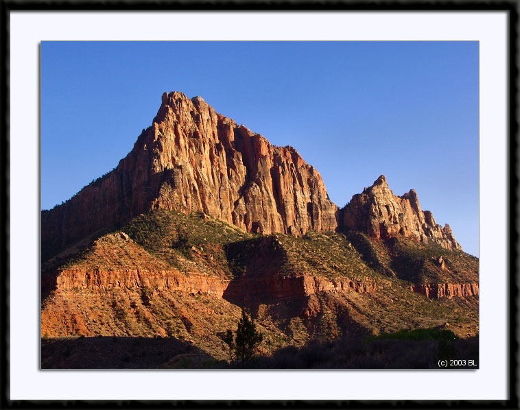 The Watchman, Zion National Park, Utah, (C) 2003, Bill Langton's Fine Art Photography